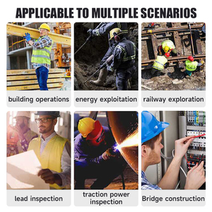 <span class=keywords><strong>Casco</strong></span> <span class=keywords><strong>de</strong></span> Seguridad Protector para Trabajadores <span class=keywords><strong>de</strong></span> Obras <span class=keywords><strong>de</strong></span> Construcción, Tipo V, Sin Ranuras, con 6 Puntos <span class=keywords><strong>de</strong></span> Suspensión, Refrigeración para Verano - Product Image 4