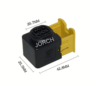 Connecteurs électriques femelles Tyco Amp ECU 6 voies/contacts/pôles pour automobile 1-1418469-1 - Product Image 5