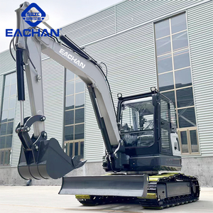 Excavatrice tout-terrain 6,5 tonnes de grande valeur pour l'UE, équipement de construction, excavatrice entièrement hydraulique pour travaux de terrassement - Product Image 1