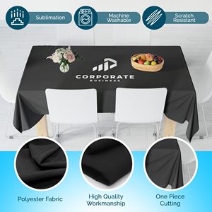 Cá Nhân Bảng Bìa Tùy Chỉnh Với Thiết Kế Của Bạn Hình Ảnh Biểu Tượng Văn Bản Ký Tùy Chỉnh Hình Chữ Nhật Khăn Trải Bàn Cho Trong Nhà Ngoài Trời - Product Image 6