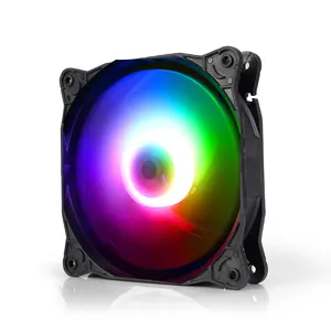 2023 hot design logo personalizzato rgb fix ventola di raffreddamento a colori custodia per computer cooler 5v 12v ventole di raffreddamento 120mm