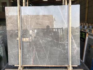 หิน BOTON ราคาขายส่ง หินธรรมชาติ แผ่นหินอ่อนสีเทา Cicili หินอ่อนสีเทา Silver Net สำหรับปูพื้น - Product Image 5