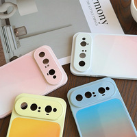 Étui de refroidissement dégradé de style niche haut de gamme pour Huawei Pura X View, modèle pliable plat