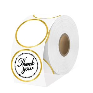 Custom Self Adhesive Thermal Paper <b>Label</b> Roll Waterproof Barcode Sticker for Product <b>Packaging</b> Shipping and Storage Labeling - Product Image 4