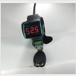 Ngón tay cái Shifter + on-off/Cruise/3 tốc độ chuyển đổi + pin hiển thị điện áp Vôn kế + Khóa xe đạp điện Scooter ba bánh tự làm các bộ phận - Product Image 3