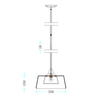 Moderne Messing-, Glas- und Alabaster-Pendelleuchte für Wohnzimmer, Esszimmer, Schlafzimmer, Deckenlampe, Moderner Kronleuchter