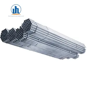 Tubos de andamio de acero galvanizado, tubos redondos de acero al carbono, pregalvanizados, bs1139