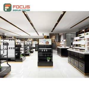 Diseño interior de tienda de maquillaje, concepto de diseño interior de tienda de maquillaje, diseño de sistema de exhibición para tiendas de diseño. - Product Image 1
