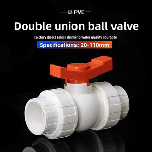 Raccord rapide droit en PVC industriel à double connexion pour installation rapide, pour conduites d'eau - Product Image 5