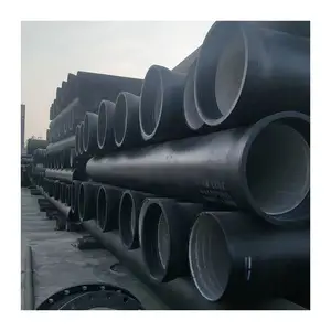 water supply ductile iron pipe manufacturer k9 dn350 di pipe ductile iron pipe