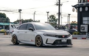 Lèvre avant en fibre de carbone sèche de conception PU pour <span class=keywords><strong>Honda</strong></span> Civic FL5 Type R, amélioration du pare-chocs, kit carrosserie style AD, magnifique et abordable - Product Image 3