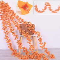 Guirlande de Fleurs Artificielles pour Plafond Suspendu Bougainvillier Vigne pour Mariage Couloir Événement Décoration