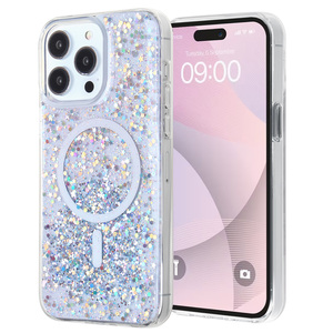 KINGSOUL Strong Magnet <b>Wireless</b> <b>Charging</b> TPU Shockproof Phone <b>Cases</b> Glitter Design for Multiple Brands-Mobile Phone <b>Cases</b> - Product Image 1