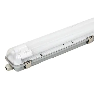 T8 Fluorescent Waterproof Tube Light Fittings Tri-proof Led Light Fixture Cover