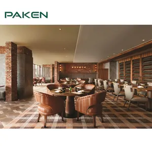 Großhandels preis maßge schneiderte Hotel Restaurant Innen möbel Tische und Stühle Dubai Design