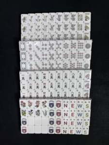 Juego de Mahjong Plegable de Lujo Moderno, Fichas de Acrílico de 2 Capas, Juego de Mahjong Chino con Logotipo Personalizado <span class=keywords><strong>Lyla</strong></span> para Entretenimiento - Product Image 5