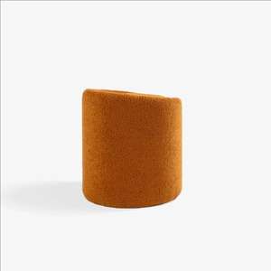 Modern Round Fabric <b>Pouf</b> Soft Comfortable Seating Accent Multi-Purpose Ottoman for Living Room Bedroom Kids Room School - Product Image 4