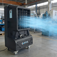 Refroidisseur d'air évaporatif portable 14 pouces avec volet oscillant, ventilateur de refroidissement à eau pour usage commercial et industriel par temps chaud CE ETL SAA