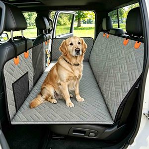 Best Dog Car Seat Cover Hammock Pet Auto Seating <b>Pad</b> for Backseat Hard Bottom Waterproof Dog Car Seat Cover Pet Truck Extender - Product Image 4