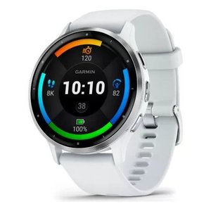 Montre connectée (AMOLED) VENU 3 Blanc et Argent 45 mm 010 02784 00 - Product Image 1