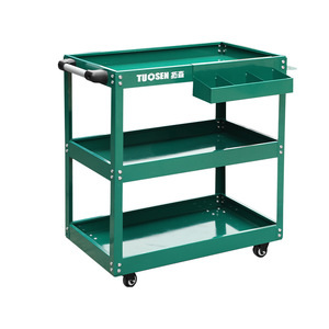 Tuosen Three Tier Handcart Storage <b>Rack</b> Steel <b>Rolling</b> Tool Case For Car Repair Workshop Mobile Tool Cart - Product Image 3