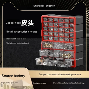 Vente directe d'usine, modèle TCH-0000, armoire de rangement à tiroirs de grande capacité, organisateur en plastique, outils, bijoux, <span class=keywords><strong>garage</strong></span>, fabrication chinoise - Product Image 6