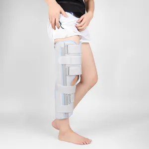 Three Panel Knee Immobilizer For Adults & Kids Fracture Fixation Ligament Strain Knee Support Joint Injury Surgery Brace