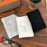 Tempat Paspor Cork Kucing Lucu Kartun Anime Gaya Korea Tempat Kartu Serbaguna untuk Kartu Identitas dan Kartu Boarding Pass