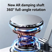 Alliage d'aluminium 360 °   Support de téléphone et tablette rotatif et pliable