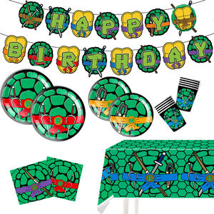 Start <strong>Party</strong> New <strong>Teenage</strong>-<strong>Mutant</strong>-<strong>Ninja</strong>-<strong>Turtles</strong> Theme Birthday <strong>Party</strong> Tableware Paper Plates Cups Tissue Flag <strong>Party</strong> Holiday Supplies - Product Image 4