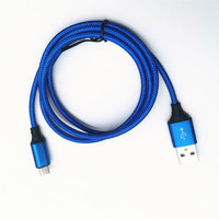 Kabel Data Pengisian Cepat Ilepo Nylon Braided USB ke Type-C 3A untuk Ponsel IOS/Android, Komputer & Printer - 1.2m
