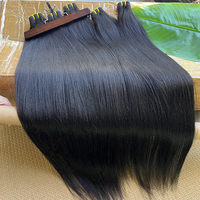 Lot de Cheveux Humains Vietnamiens Bruts Non Traités Grade 10A 12A, Tissage Lisse Yaki Léger, Vente en Gros