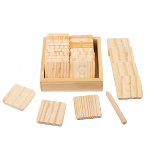 Handmade Tự Nhiên Bằng Gỗ Bảng Chữ Cái Khối Bé Tự Làm Câu Đố Xây Dựng Khối Giáo Dục Khuyến Mại Đồ Chơi Cho Bé Tắm Quà Tặng - Product Image 1