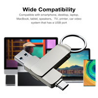 USB flash drive ponsel, USB flash drive ponsel tipe-c harga pabrik 2 in 1 OTG