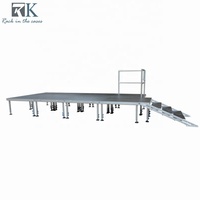 Festival de musique Stage Show Durable 4x8ft Event Stage Event DJ Stage à vendre