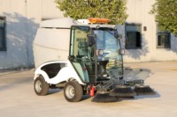 Machine artificielle durable de balayeuse de route balayeuse de poussée de main de haute performance balayeuses de plancher de vente chaude