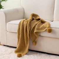 Heimtextilien Maßanfertigung 100% Polyester Strukturierte Waffel-Decke, Dick, Gewichtet, Weich, Warm, Gestrickt, Dekorative Decke