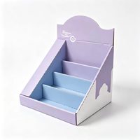 Présentoir en carton imprimé OEM pour jouets de créateurs, figurines de collection, petits articles de présentation sur comptoir