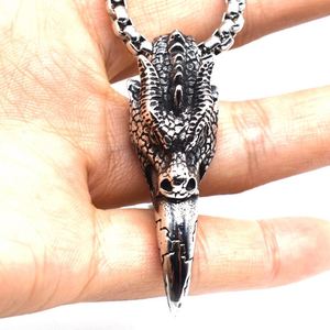 Collar De Hombre De Acero Inoxidable Tiger Head Pendant Lion Head Charm Pendant Stainless Steel Sweater <b>Chain</b> Necklace for Men - Product Image 5