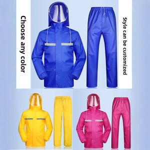 Traje Impermeable <span class=keywords><strong>DELIA</strong></span> XL con Logotipo, Chaqueta y Pantalones Separados, Protección Total, Reflectante, para Senderismo, Motociclismo/Vehículo Eléctrico, Tela Oxford - Product Image 2
