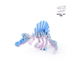 Modèle de squelette de dinosaure Spinosaurus articulé, imprimé en 3D, avec articulations mobiles, figurine d'action, décoration de bureau, cadeau de collection pour enfants - Product Image 2