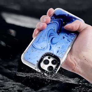 Honatop Shscase custodia per telefono in marmo con lamina d'<span class=keywords><strong>oro</strong></span> sfumata Glitter per <span class=keywords><strong>iPhone</strong></span> 13 Pro Max 12 <span class=keywords><strong>11</strong></span> XR 13Pro <span class=keywords><strong>Cover</strong></span> morbida per paraurti antiurto - Product Image 2