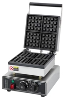 Gaufrier électrique antiadhésif commercial 220V nouvelle maison nourriture Restaurant hôtel utiliser gaufre cuisson Machine Snack magasins d'alimentation