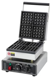 Macchina per cialde antiaderente elettrica 220V per uso domestico per uso di alimenti per la casa Hotel macchina per la cottura delle cialde negozi di Snack - Product Image 2