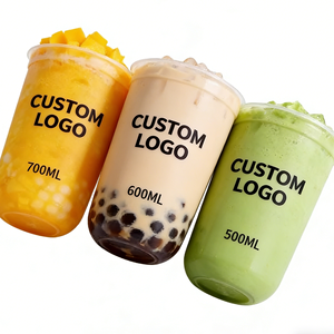 Vasos de Plástico PP Esmerilado Personalizados con Asa, 90 mm de Diámetro, 700 ml, con Logotipo Impreso en UV - Product Image 5