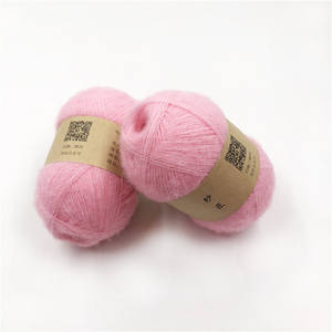 18NM 50g Fabbrica diretta mescolato napeed acrilico nylon spandex sciarpa maglione alize puffy a mano di lavoro a maglia del filato palla - Product Image 3