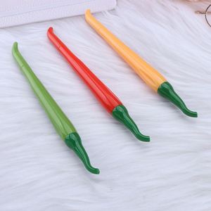 Promotion Creative Simulation 0.5mm Black Ink <b>Pen</b> Chili Pepper Shaped Gel <b>Pen</b> Personalized Signature Student Stationery - Product Image 4