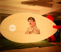 Zeppelin gonflable, ballons aériens à l'hélium pour la publicité, gonflables