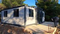 Maison conteneur modulaire de luxe portable et extensible, préfabriquée avec salle de bain, chambre et cuisine, unité de 20/30/40 pieds au choix