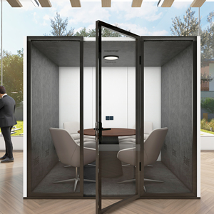 Salle d'interprétation sur place à montage rapide à <span class=keywords><strong>bon</strong></span> prix, cabine <span class=keywords><strong>de</strong></span> traduction mobile temporaire Salle <span class=keywords><strong>de</strong></span> réunion pour 2 personnes ou plus - Product Image 5